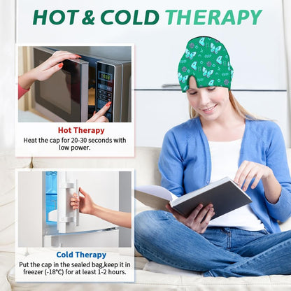 Migraine Relief Cap, Soothing Headache Ice Face Mask Products