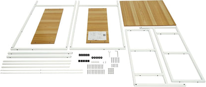 3 Tier Wooden Over The Washer and Dryer Storage Shelf, Bathroom Shelf Washing Machine Storage Shelves Utility Rack Freestanding Laundry Drying Rack Heavy Duty for Bathroom