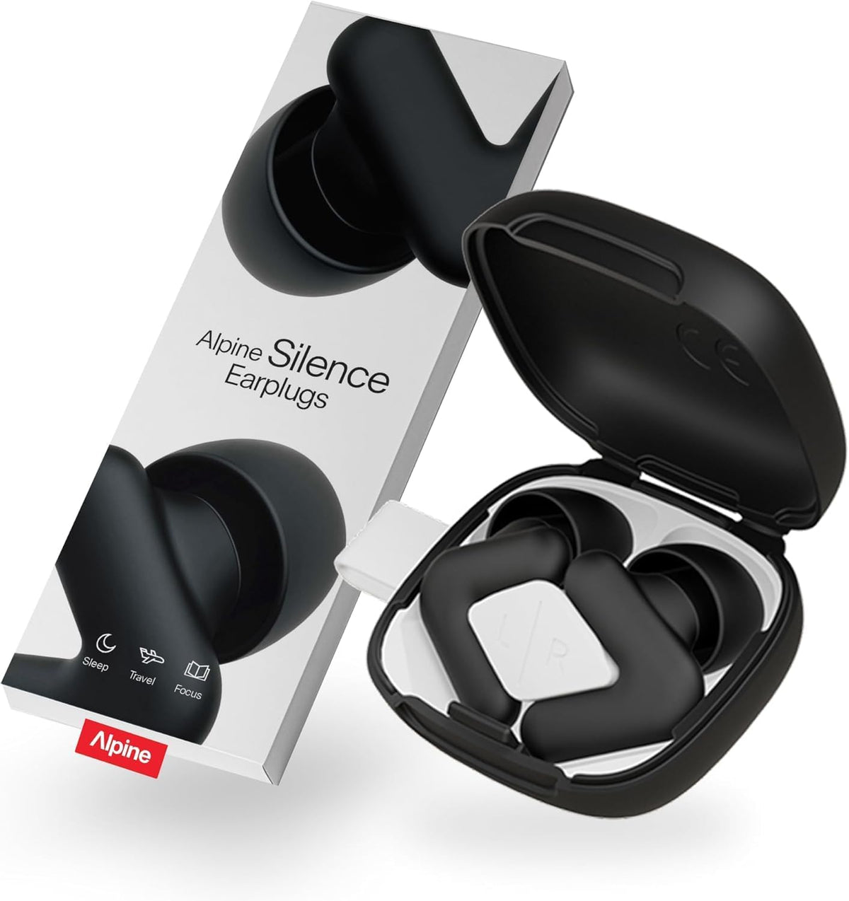 Alpine Silence | Ear Plugs for Noise Reduction, Sleep, Focus, & Travel