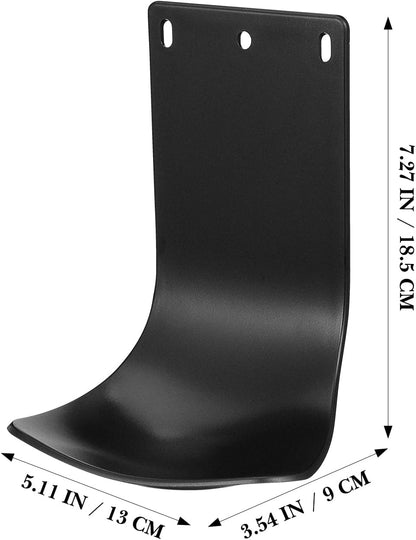 YARNOW Dispenser Drip Tray - 4PCS Laundry Detergent Drip Catcher - Wall Mounted Holder Cup Liquid Catcher, for Kitchen Sink, Bathroom & Laundry Room Use - Easy Installation and Cleaning，Black