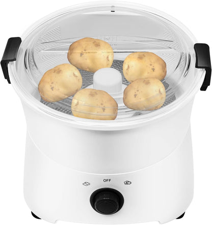 Electric Potato Peeler, 110-120V 85W Commercial Automatic Potato Peeler 2-in-1 One-button Drive Potato Peeling Spinner Machine for Kitchens Restaurants & Fast Food Stores