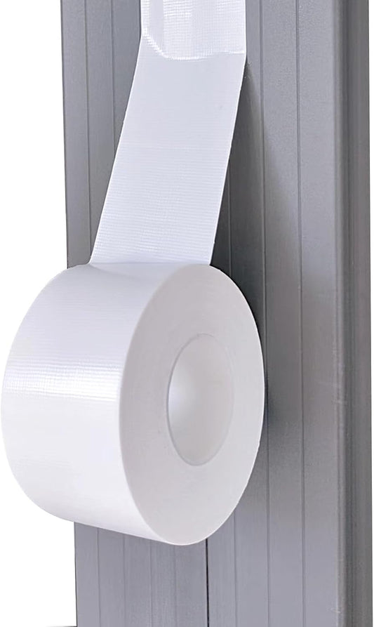 WENSSKKU White Window Weather Sealing Tape, Waterproof Window AC Air Conditioner Sealing Tape Can Keep Out Drafts Cold Air Rain Dust Smog(2IN X 99FT)