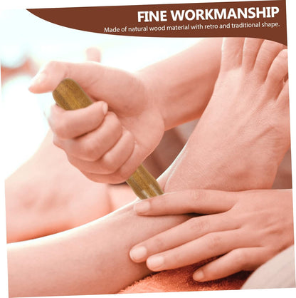 VICASKY 2Pcs Wooden Massage Sticks for Foot and Hand Acupressure Premium Wood Smooth Rounded Surface for Relaxation and Easy to Hold Indoor Outdoor Use
