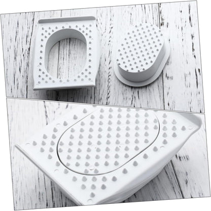 Cabilock 3Pcs Food Slicer Hand Guard Practical Finger Protectors for Vegetable and Fruit Cutting Food Safety Holder Fits Mandoline Graters and Kitchen Slicers Easy-clean Kitchen Utensil