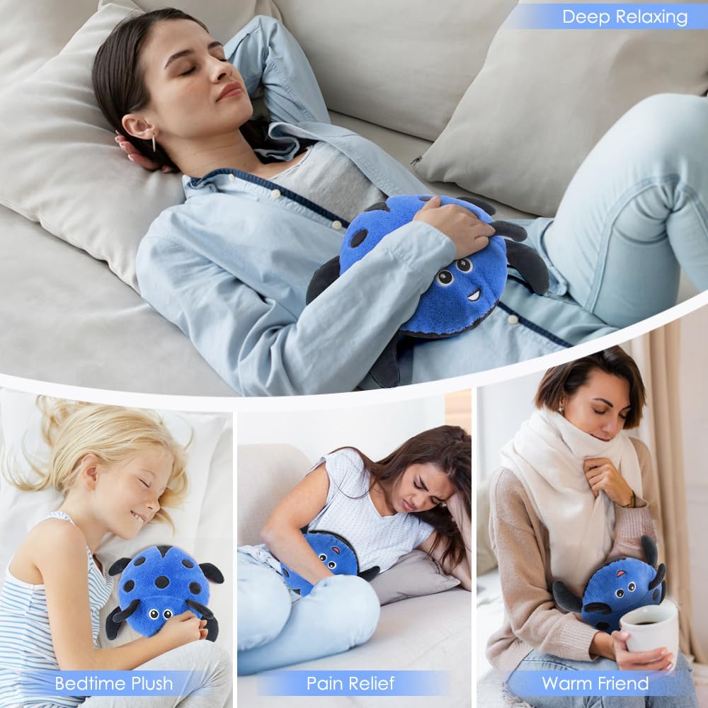 Microwave Heating Pad for Pain Relief, 8 x 18 Grey
