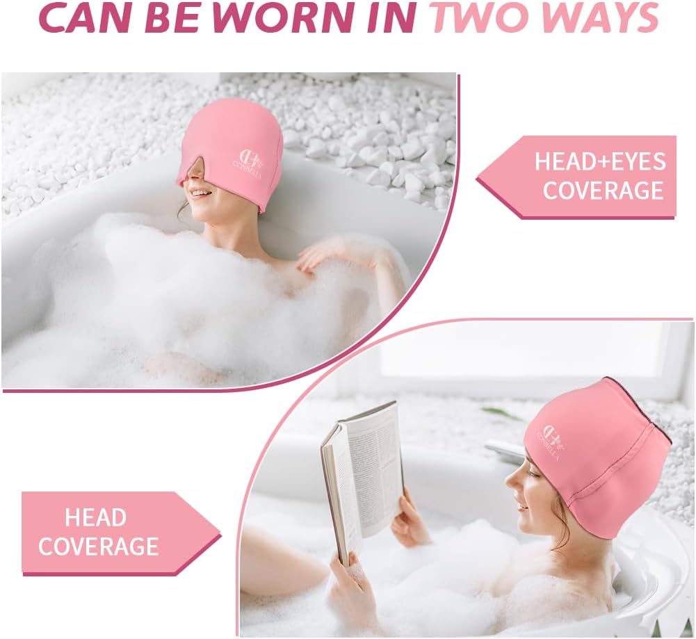 Migraine Relief Cap, Soothing Headache Ice Face Mask Products