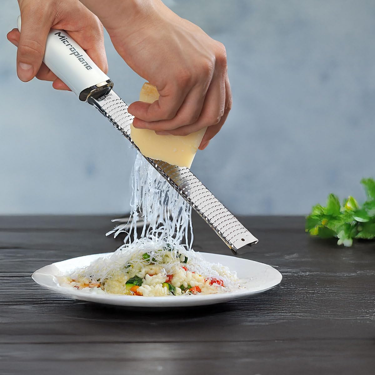 Premium Classic Series Zester - Lipstick Pink | Lemon Zester tool, Hard Cheese & Vegetable Grater | For Citrus, Parmesan Cheese, Garlic, Ginger, Nutmeg | Fine Stainless Steel Blade, Made in USA