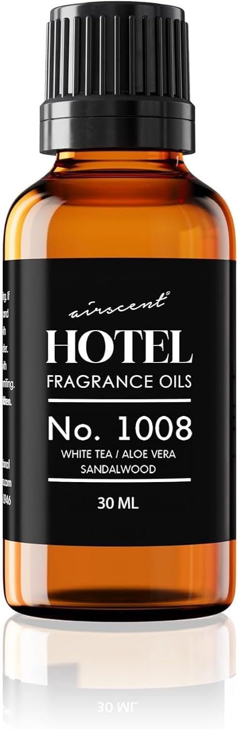 AirScent Hotel Diffuser Oil No. 1008 - White Tea Aloe Sandalwood - 500 mL