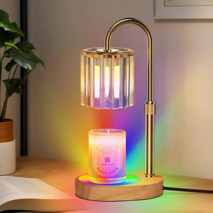 Lukasa Candle Warmer Lamp, with Timer Dimmer Adjustable Height, Home Decor, Room Decor, Wax Melt Warmer for Candles, Gifts for Mom, Gifts for Mother's Day, Birthday Gifts for Women