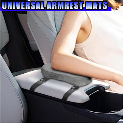 2PCS Car Elbow Pad Arm Rest Cover, Soft Armrest Cushion Pad, Black