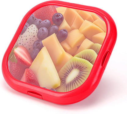 Winb Lunch Saver & Avocado Saver & Onion Storage, 8 inch Reusable Fruit, Veggie and Food Savers - Ideal for Avocados, Tomatoes, Sandwich, Garlic, Onions, and More (Macaron color)