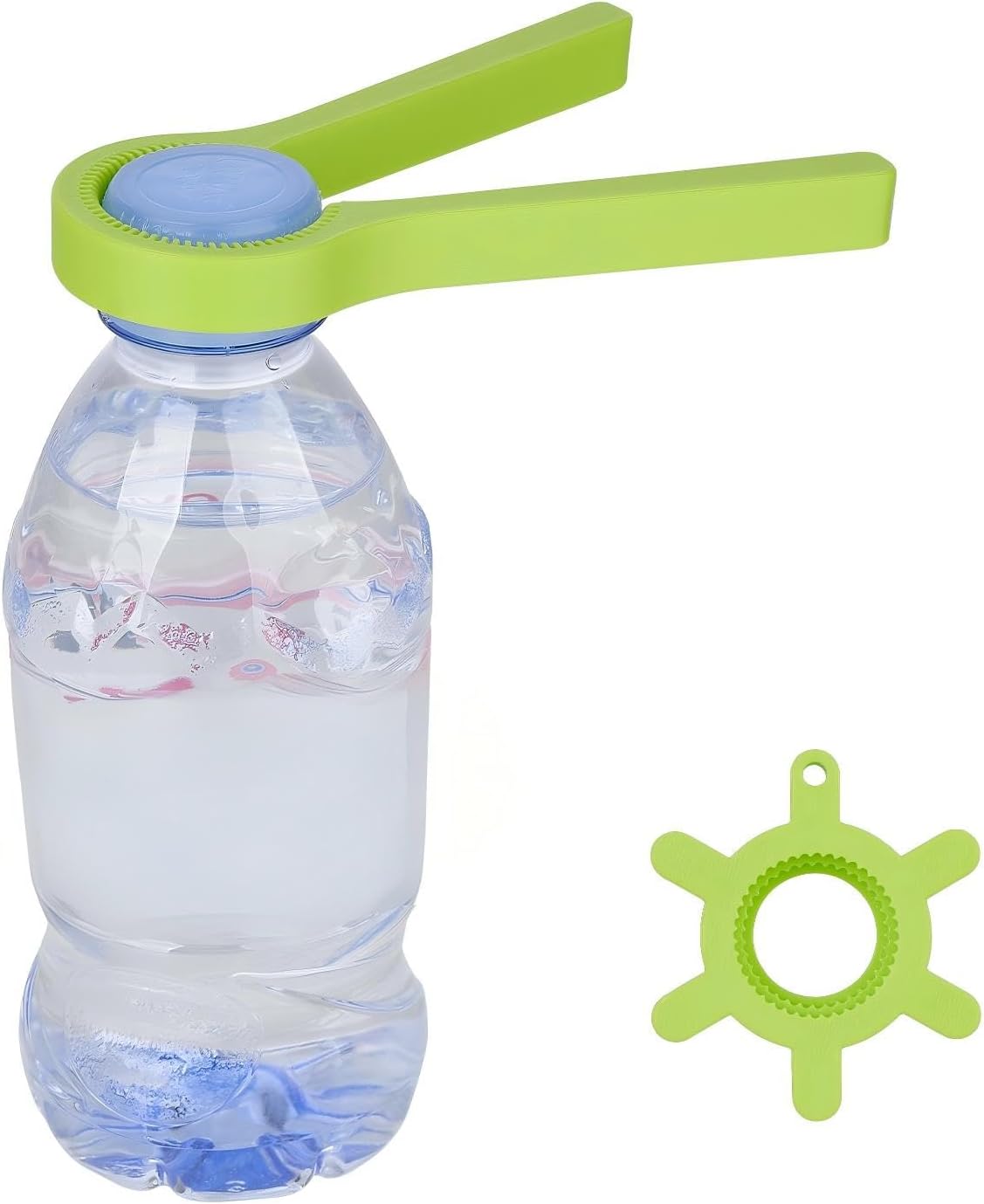 2-Pack Water Bottle Opener for Seniors, Arthritis & Weak Hands, Green