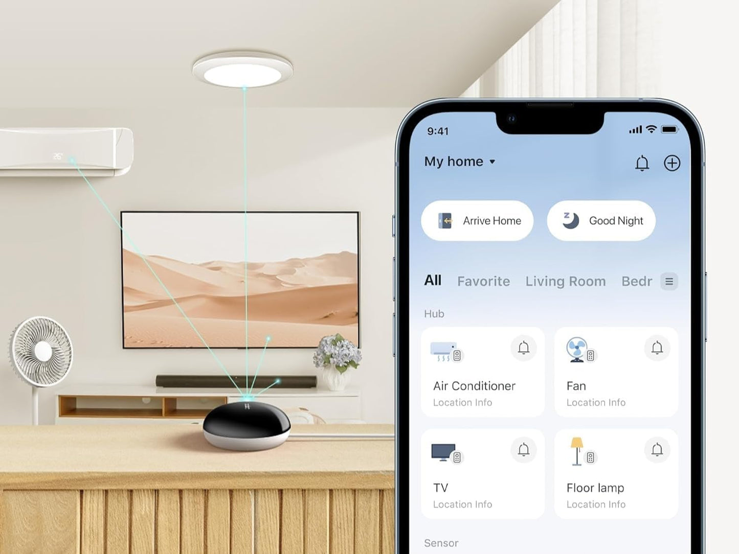 Tapo Smart Water Leak Detector, Requires Tapo Hub, T300 | Water Leak Sensor Wi-Fi with Rapid Dripping Detection, 90dB Adjustable Alarm, App Alerts, Works with Alexa and Google Home