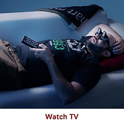 Valuu Lazy Glasses Bed Prism Glasses Spectacles Horizontal High Definition Glasses Prism Periscope Lie Down Eyeglasses for Reading and Watch TV in Bed Unisex