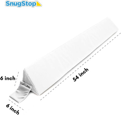 SnugStop The Original Bed Wedge | Gap Filler Between Your Headboard and Mattress | Triangle Pillow Wedge | Bed Filler Wedge | Gap Headboard Filler | Gap Bed Stoppers | Don't Lose Your Pillow(King)