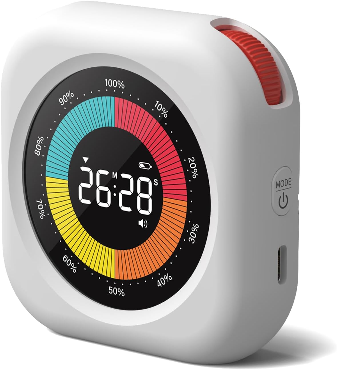 PERSUPER Visual Timer for Kids, Rechargeable 10-Hour Countdown/Up Timer