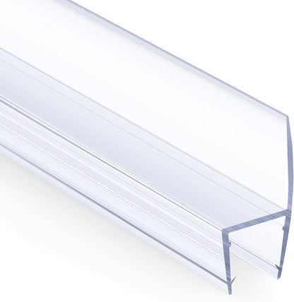 AmazerBath 3-Pack 15.75" Shower Door Bottom Seal for 3/8"(10mm) Glass - 3 Section Segmented Shower Installation Kit Frameless Glass Door Seal Strip