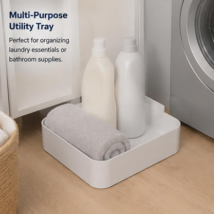 Washer Drain Pan, Washing Machine Drainage Tray, Universal Front-Load Washing Machine Drain Pan, Easy Installation for Basements, Apartments, Mobile Homes, Garages, and Rentals (Style A)