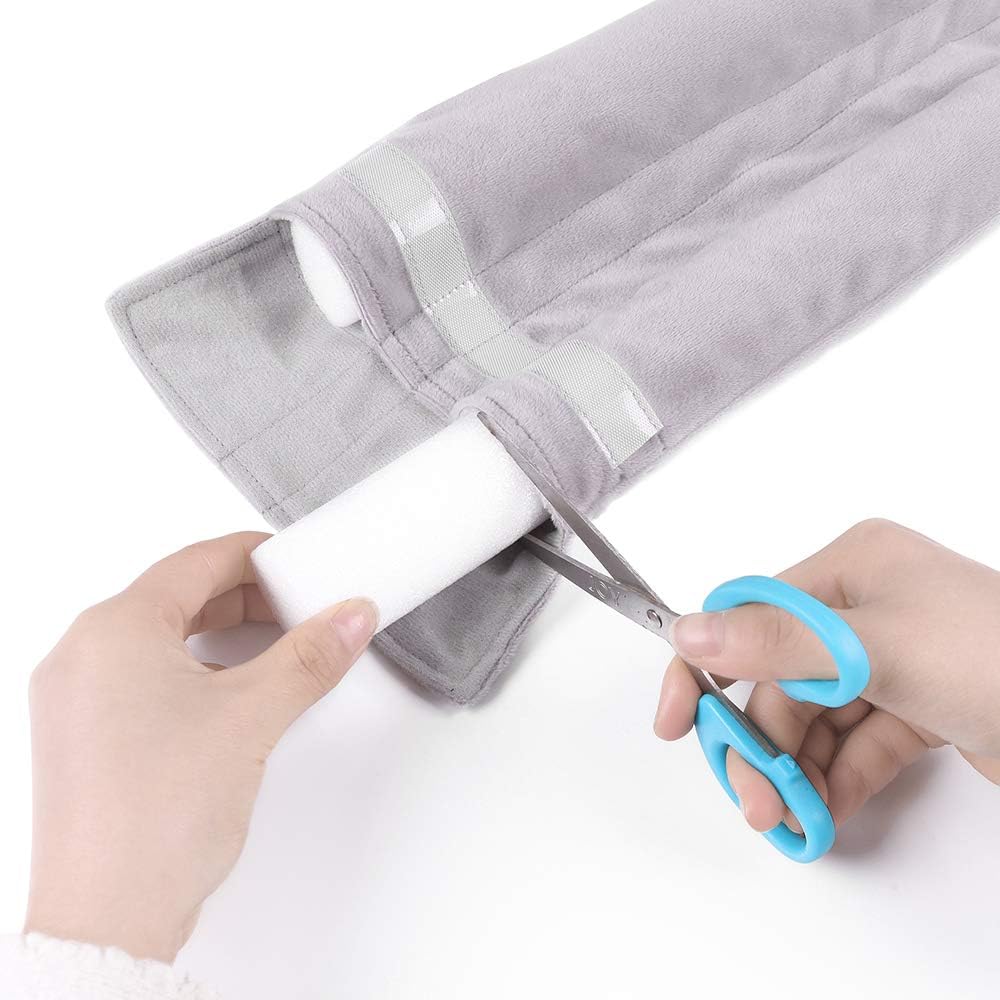 36 Inch Under Door Stopper, Door Noise Blocker | Double Sided Door Stopper, Machine-Washable