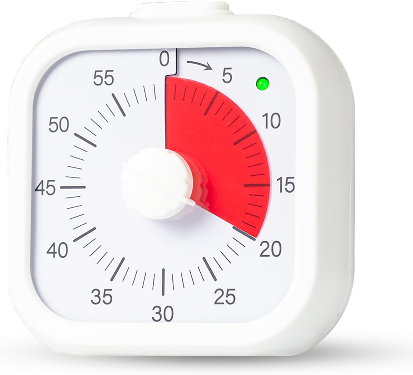 Visual Timer for Kids 60 Minute Countdown Timer Rainbow Disk Desk Timer Clock for Classroom Study Office Kitchen with Silent Operation (Purple)