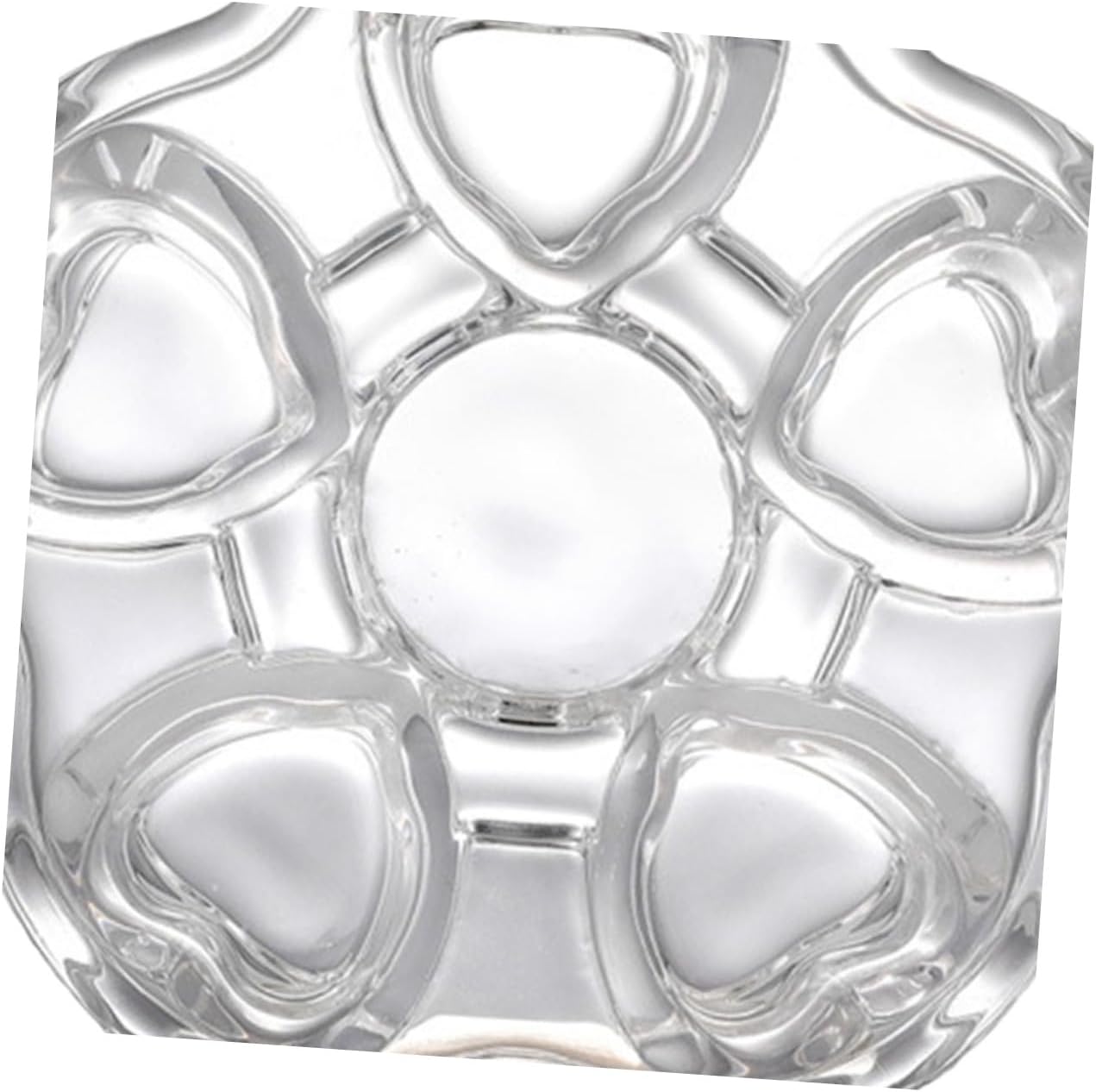 Glass Heart Base Tea Pot Warmer Stylish Insulated Heating Base for Glass Teapots Creative Design for Keeping Tea Warm and Functional Use