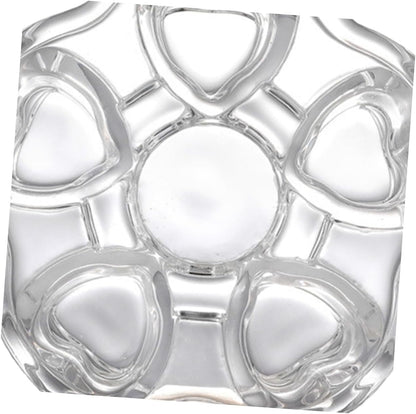 Glass Heart Base Tea Pot Warmer Stylish Insulated Heating Base for Glass Teapots Creative Design for Keeping Tea Warm and Functional Use