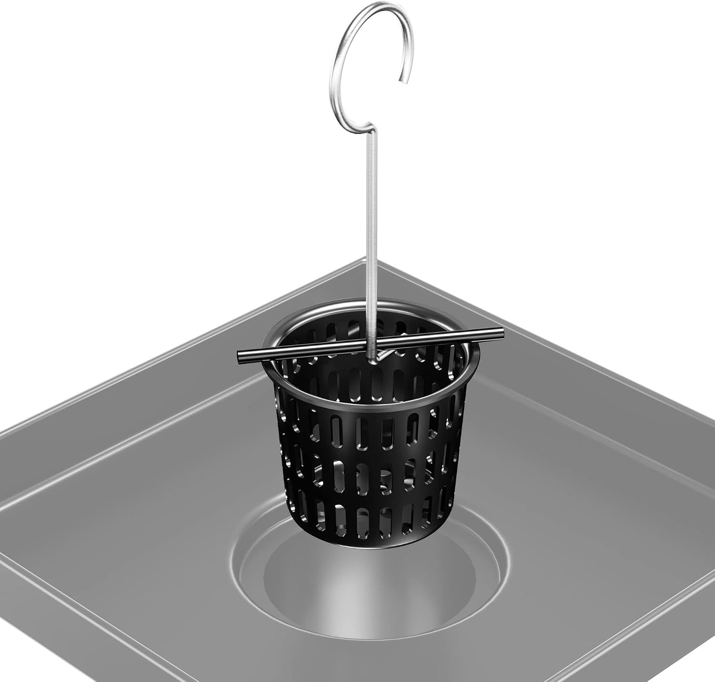 Neodrain Shower Drain Hair Catcher, 2-Pack,Only Fit Neodrain Shower Drain | 304 Stainless Steel Hair & Debris Strainer with Lifting Hook,Filter Basket for Bath Drains,Reusable Trap for Clog-Free Drains