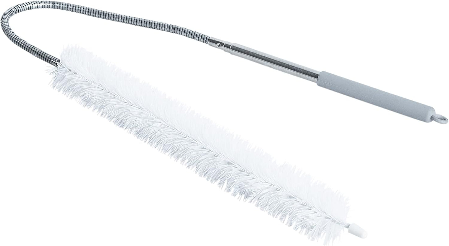 Dryer Vent Brush, Flexible Lint Remover Cleaning Tool, Sturdy Telescopic 29-Inch Handle, Head Bends 180 Degrees, Reduces Drying Time and Extends Dryer Life, 2 Pack