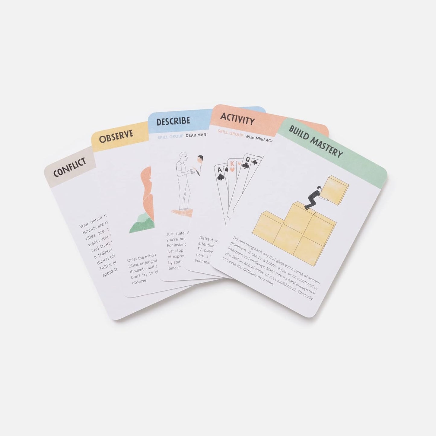 The Game of Real Life: Be Mindful. Solve Conflicts. Gain Points. Live Better. (Includes a 96-Page Pocket Guide to DBT Skills!) Card Games