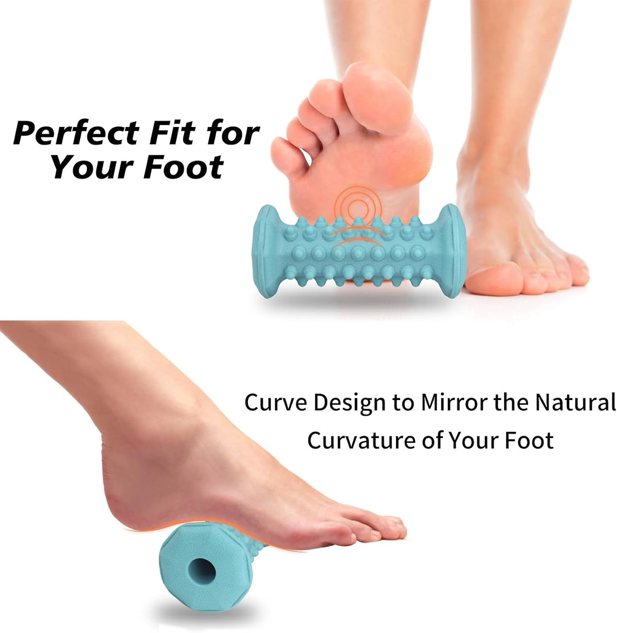 Foot Massager Roller for Plantar Fasciitis, Arch Heel Pain Relief
