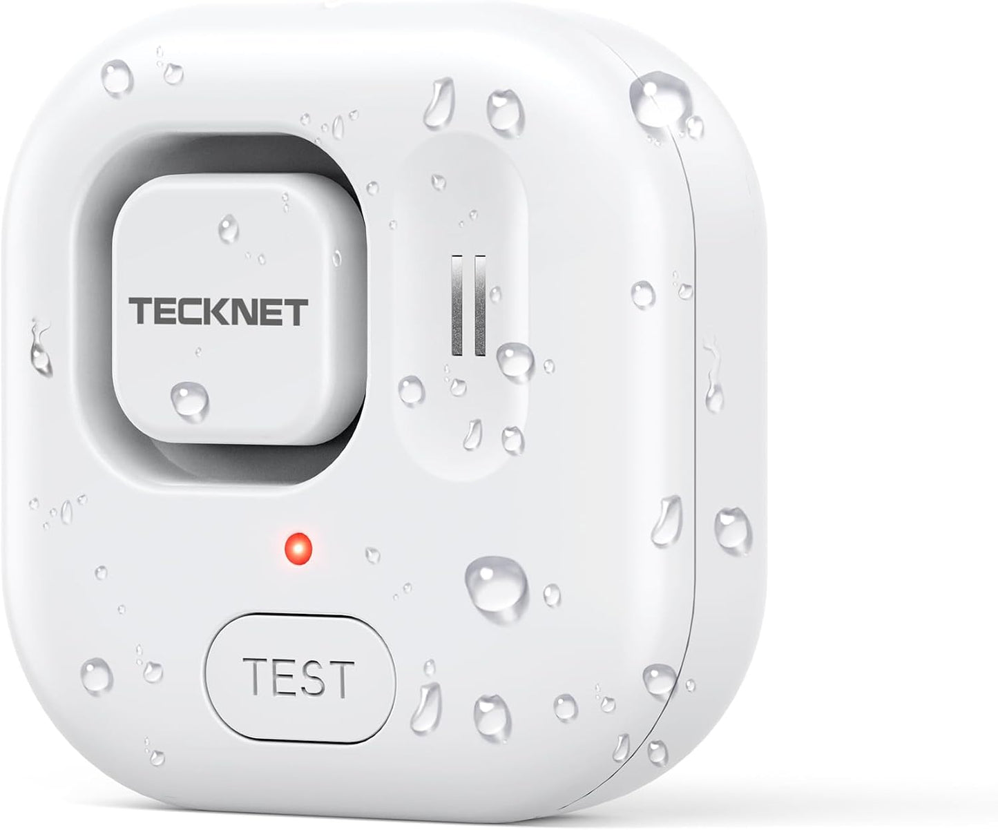 TECKNET Water Leak Detectors for Home, 120dB Water Sensor Alarm Leak Detector, IP66 Waterproof, Water Leak Detectors for Bathroom, Sink, Laundry, Window, Basements, Kitchens(3 Pack, Battery Included)
