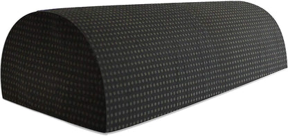 Half Moon Pillow for Leg Elevation | Ankle Knee Neck and Lumbar Support Bolster | Non-slip Removable Washable Cover by Comfort Home