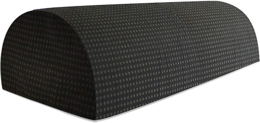 Half Moon Pillow for Leg Elevation | Ankle Knee Neck and Lumbar Support Bolster | Non-slip Removable Washable Cover by Comfort Home