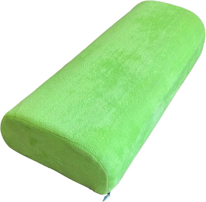 Knee Pillow Half Moon for Back Sleeping, Knee Wedge Pillow for Back Pain,Body Pillow Leg Pillow for Side Sleeping, Knee Bolster Pillow for Legs Support, Half Moon(17,45x18x10cm/18x7x4in)