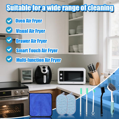 Air Fryer Cleaning Tools Set, Airfryer Cleaner Brush, Air Fryer Accessories（8 Pcs）