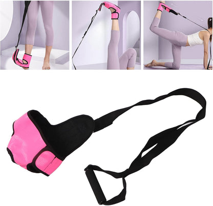 Fascia Stretcher,Foot Stretcher and Calf Stretcher for Plantar Fasciitis,Leg Stretching Strap Adjustable Hamstring Stretcher,Yoga Strap for Stretching Heel Spurs, Drop Foot, Leg,Thigh, Hip
