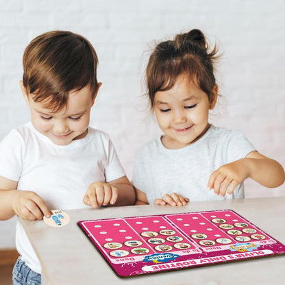 Daily Routine Chart for Kids, Visual Schedule, Routine Chart for Toddlers 3-5, Morning Bedtime Routine Chart for Toddlers, Wooden Chore Chart for Kids