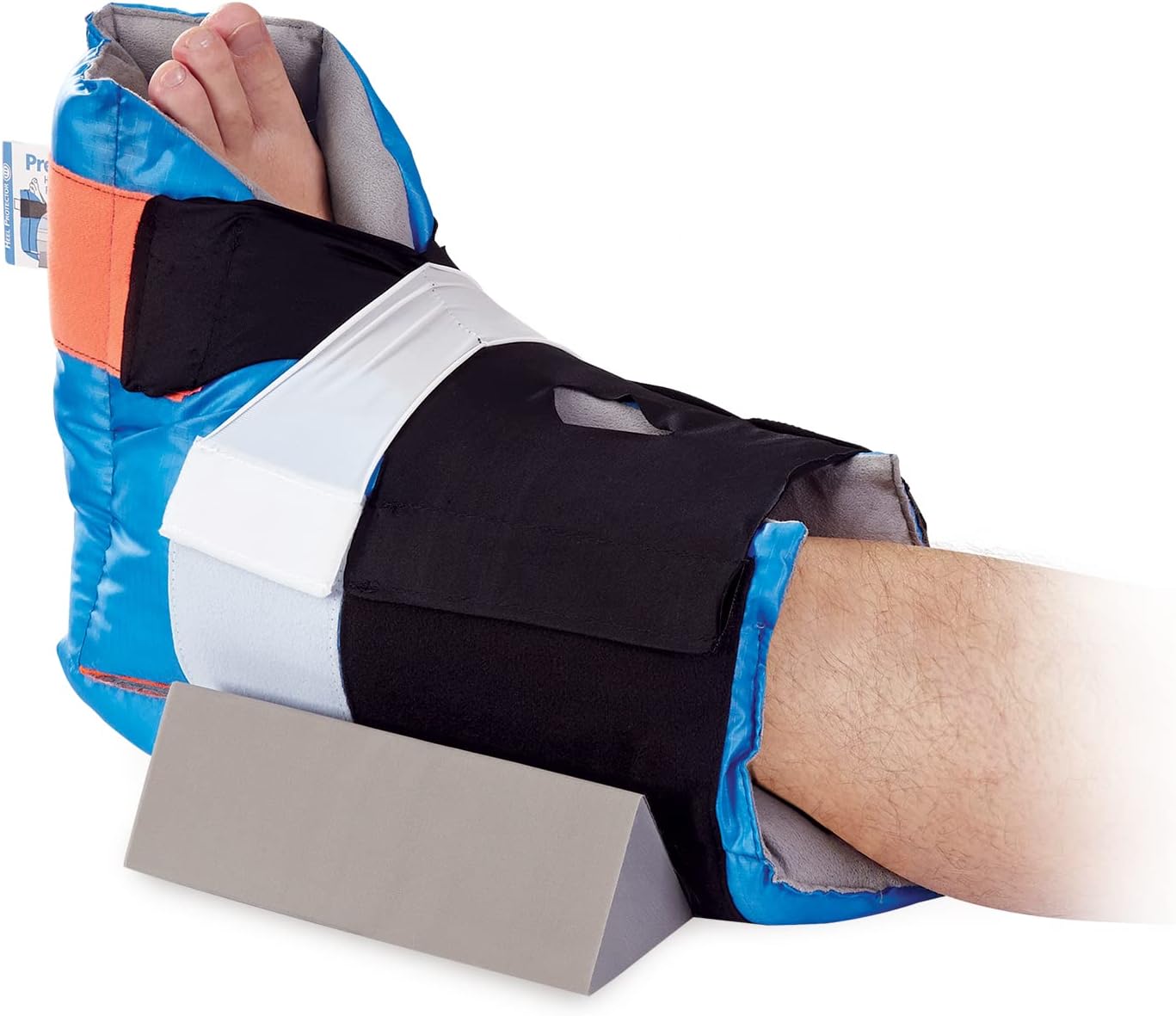 Sage Stryker Prevalon Heel Protector III – 1 Heel Protector – Cushioned Boot for Heel Pressure Relief with Stabilizing Wedge for Bed-Bound Individuals – Standard Size