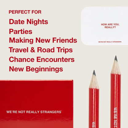 WE'RE NOT REALLY STRANGERS Self-Love Edition Card Game for Teens and Adults