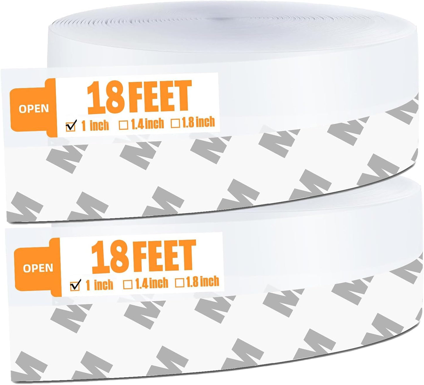 36 Ft Weather Stripping Door Seal Strip Tape,Silicone Door Draft Stopper,Self Adhesive Shower Door Bottom Seal and Door Insulation Strip for Door Frame Windows and Glass Gaps (Transparent, 35mm)