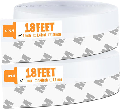 36 Ft Weather Stripping Door Seal Strip Tape,Silicone Door Draft Stopper,Self Adhesive Shower Door Bottom Seal and Door Insulation Strip for Door Frame Windows and Glass Gaps (Transparent, 35mm)