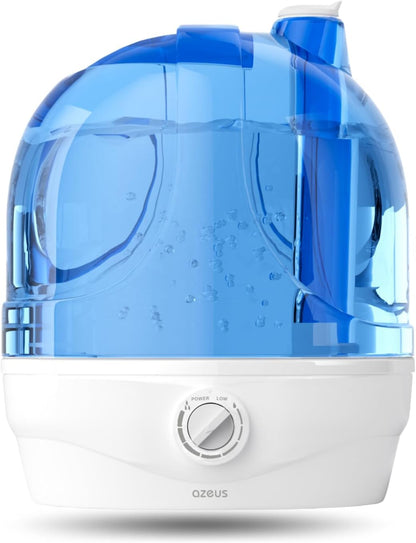 AZEUS Cool Mist Humidifiers for Bedroom, BabyRoom, Office and Plants,2.8L Large Capacity Ultrasonic Cool Mist Humidifier - Lasts up to 30 Hours, Auto Shut-Off (BPA-Free)