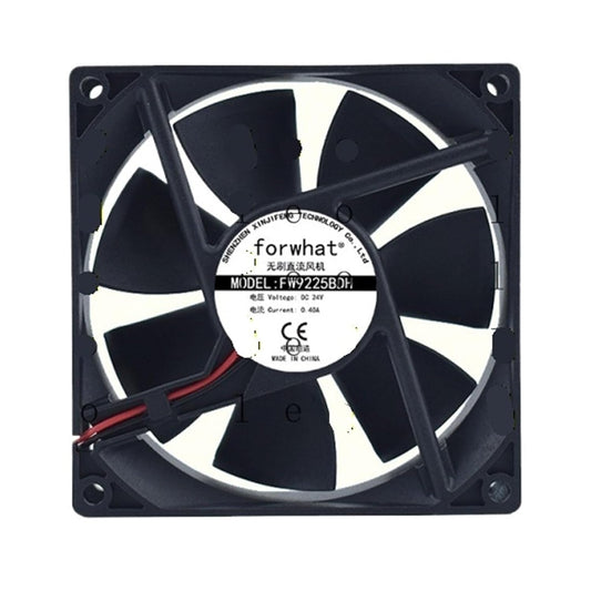 9225 9CM 12V24V48V Dual Ball Bearing Welding Machine Computer case Silent Cooling Fan(White)