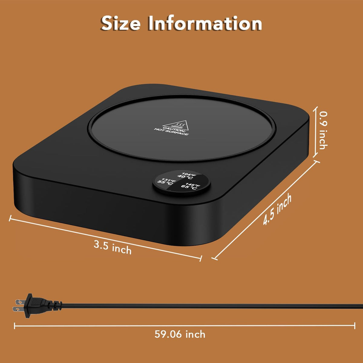 4 in 1 Detectors, Plug in Detector, Combination Built-in Backup Battery & HD Screen Alarm for Home/Travel