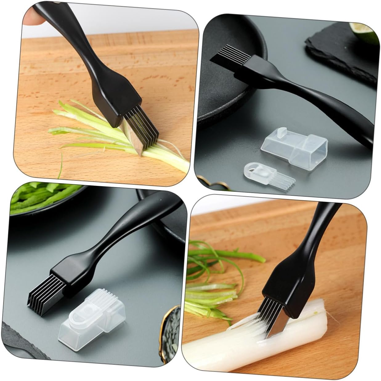 Cabilock Onion Garlic Chopper Kitchen Onion Cutter Scallion Supply Vegetable Slicer Chopper