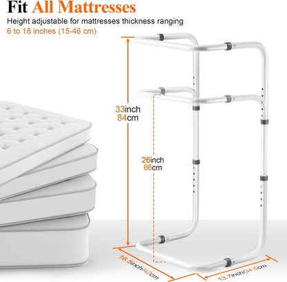 DePango Blanket Lifter for Feet, Adjustable Height Blanket Lifters for Foot of Bed, Aluminum Alloy Blanket Lifter for Foot Toes Leg Knee Post Surgery Recovery, Gifts for Seniors, 4 Clips Included