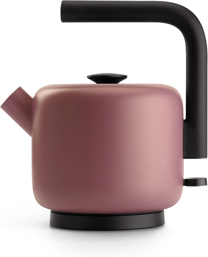 Fellow Clyde Electric Kettle 1.5 Liter - Fast Boil, Drip-Free Spout | Hot Water Tea Kettle for Tea & Coffee, Stainless Steel Water Boiler, Auto Shut-Off, BPA-Free, Cordless, Matte Black