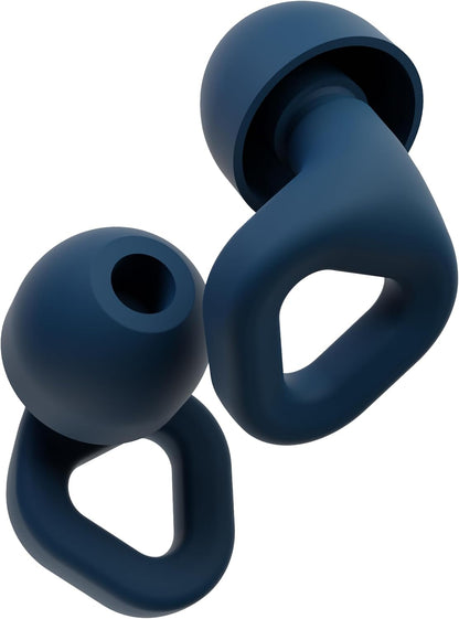 Zenz Unwind Ear Plugs for Sleeping Noise Reduction - Comfy Reusable Soft Silicone Earplugs for Focus, Study, Work - 8 Pair Eartips in XS/S/M/L - 27dB Hearing Protection with Storage Case - Onyx Black