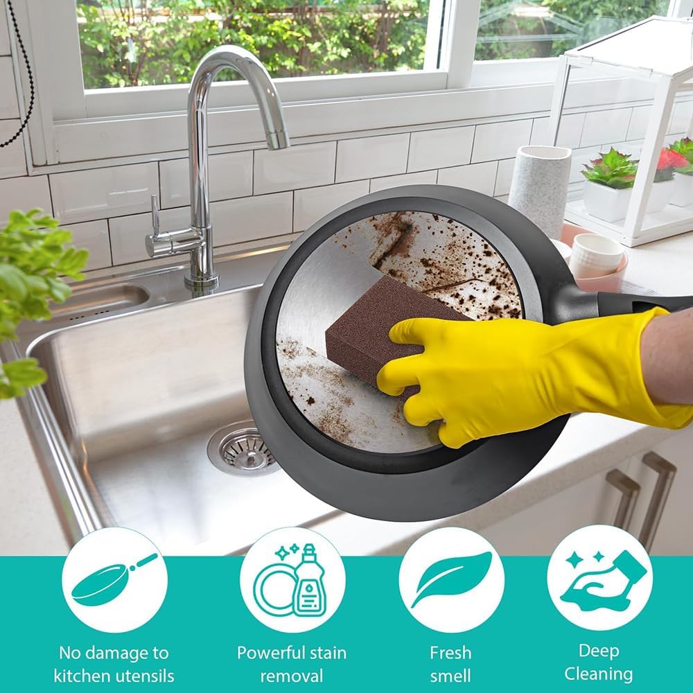 Magic Gel Cleaner for Pots and Pans - 150g Stainless Steel and Black Pot Bottom Cleaning Gel - Professional Grade Cookware Cleaner for Stubborn Stains and Burnt Residue Removal (1Pc)