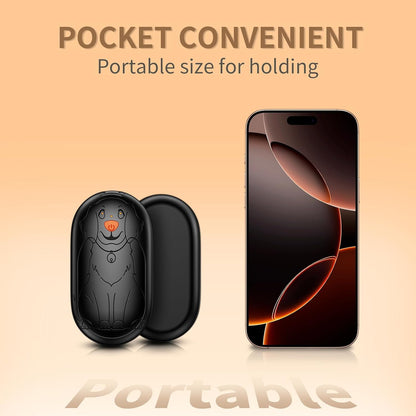 Hand Warmers Rechargeable 2 Pack, Magnetic Electric Handwarmer, 3-Level Steady Temperature, Up to 24 Hours Heating for Christmas Birthday Gifts, Hunting Essentials